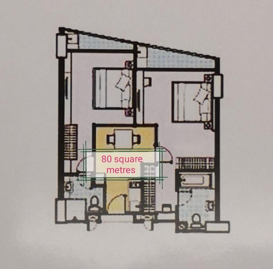 U-Home Private 80-86Sqm Adjustable 2Bedrooms Wooden Decor 80平米 치앙마이 외부 사진